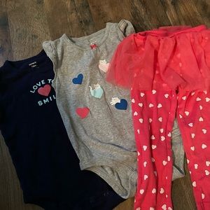 Carter’s Outfit with Tutu Pants 24 Months